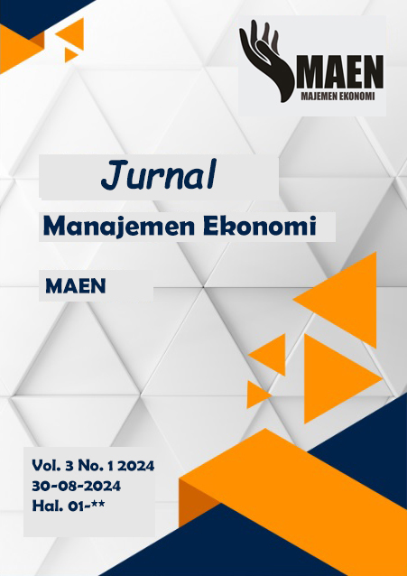Maen (Manajemen Ekonomi) publishes empirical reports and theoretical reviews spanning the spectrum of organizational studies, including process, structure, technology, identity, capability, form, performance, behavior, consumer, digital marketing, buying, selling, and behavior. The articles also cover fundamental research from various disciplines, such as organizational behavior and theory, strategic management, organizational psychology, marketing, marketing activities, products, and information management.